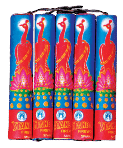 4" Deluxe laxmi / Parrot crackers B (5 pcs)
