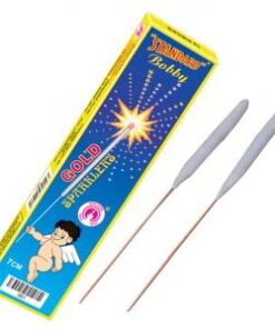 7 Cm bobby gold sparklers (10 pcs)
